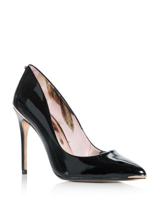 Kaawa Patent Leather Pointed Toe Pumps 