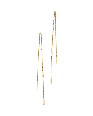 Zoe Chicco 14K Yellow Gold Bar & Chain Threader Earrings