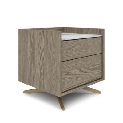 Memento 2-Drawer Small Nightstand