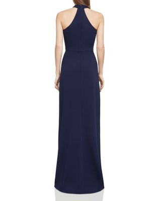 BCBGMAXAZRIA Elias Collar Detail Gown | Bloomingdale's Women