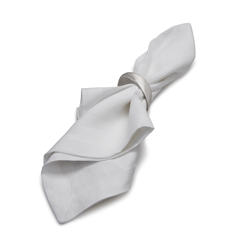 Aman Imports Sentiments Brass Napkin Ring - Exclusive In Shiny Nickel