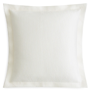 Shop Matouk Alba Quilted Euro Sham In Ivory