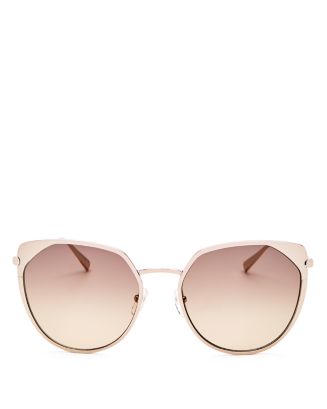 Longchamp Women's Roseau Family Round Sunglasses, 56mm | Bloomingdale's