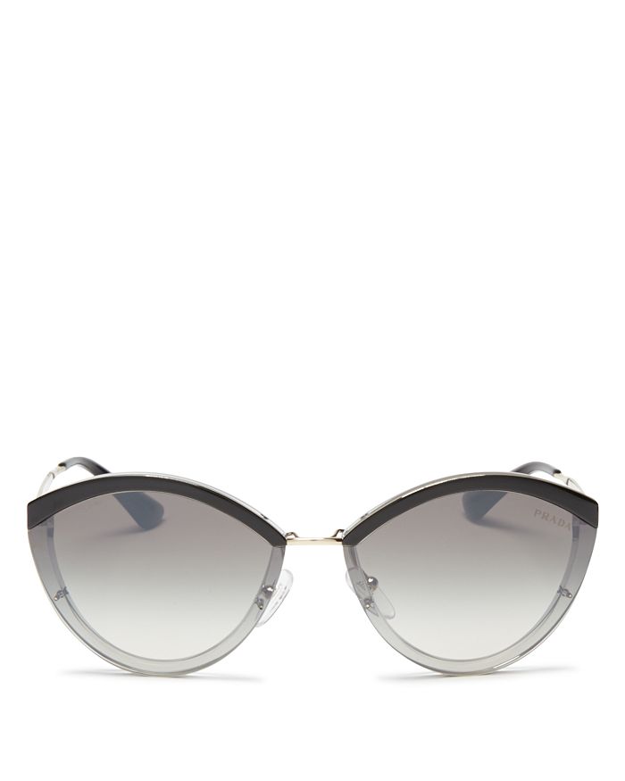 Prada Women S Oversized Rimless Cat Eye Sunglasses 62mm