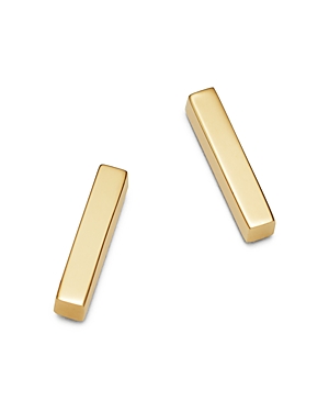 Moon & Meadow Bar Stud Earrings in 14K Yellow Gold - 100% Exclusive