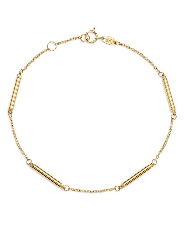 Moon & Meadow Bar Station Bracelet In 14k Yellow Gold - 100% Exclusive
