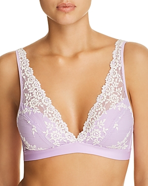 WACOAL EMBRACE LACE CONVERTIBLE PLUNGE SOFT CUP WIRELESS BRA,852191