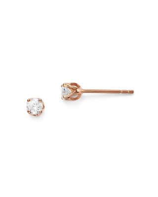 Bloomingdale's Fine Collection Diamond Tulip Stud Earrings in 14K Rose Gold, 0.25 ct. t. w.- Exclusive
