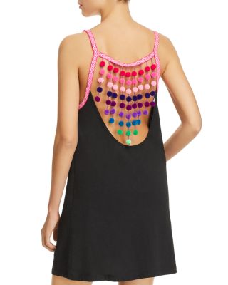 pom pom swim cover up