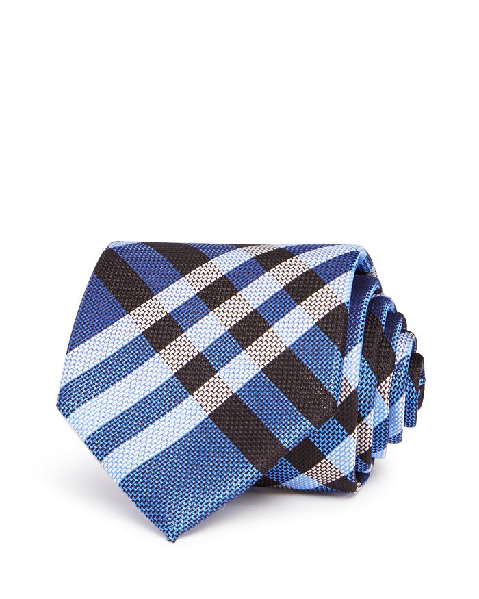 Burberry clinton check silk clearance tie