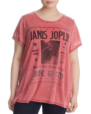 Lucky Brand Plus Janis Joplin Tee 