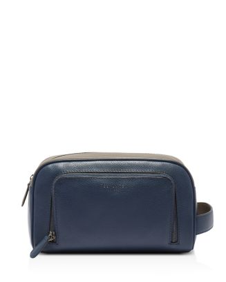 Ted Baker Dodger Colored Leather Toiletry Bag | Bloomingdale's