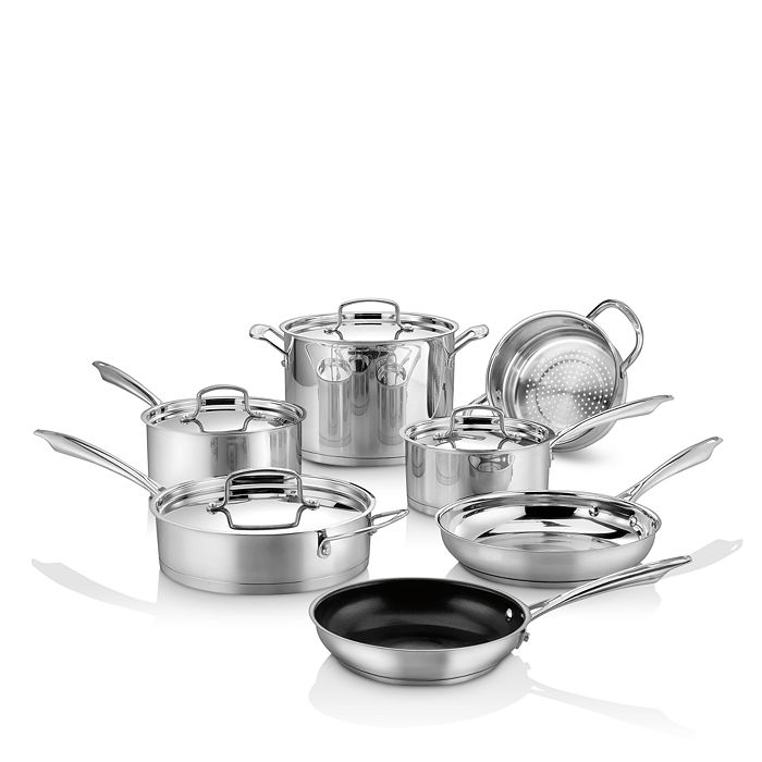 Cuisinart Professional Series Stainless Steel 11-Piece Cookware Set Cuisinart Professional Series Stainless Steel 11 Piece Cookware Set