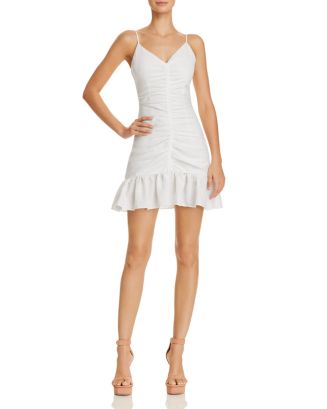 The East Order Celine Ruched Mini Dress | Bloomingdale's
