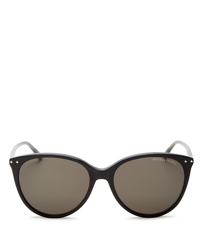 Bottega Women's Cat Eye Sunglasses, 55mm In Black/gray ModeSens