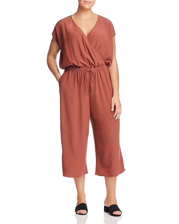 Eileen Fisher Wide Leg Jumpsuit (Russet) Women's Jumpsuit & Rompers One Piece