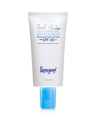 supergoop mineral matte sunscreen