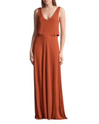 ALLSAINTS Helena Popover Maxi Dress | Bloomingdale's Women