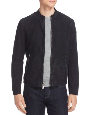 john varvatos suede leather jacket