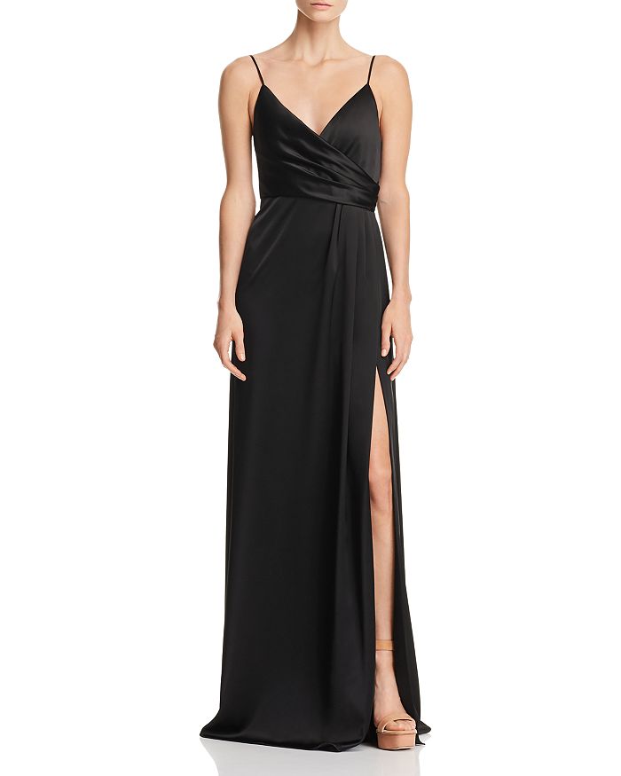Jill jill stuart crossover satin gown clearance