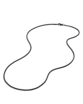 Small Box Chain Necklace 2.7mm, 22"
