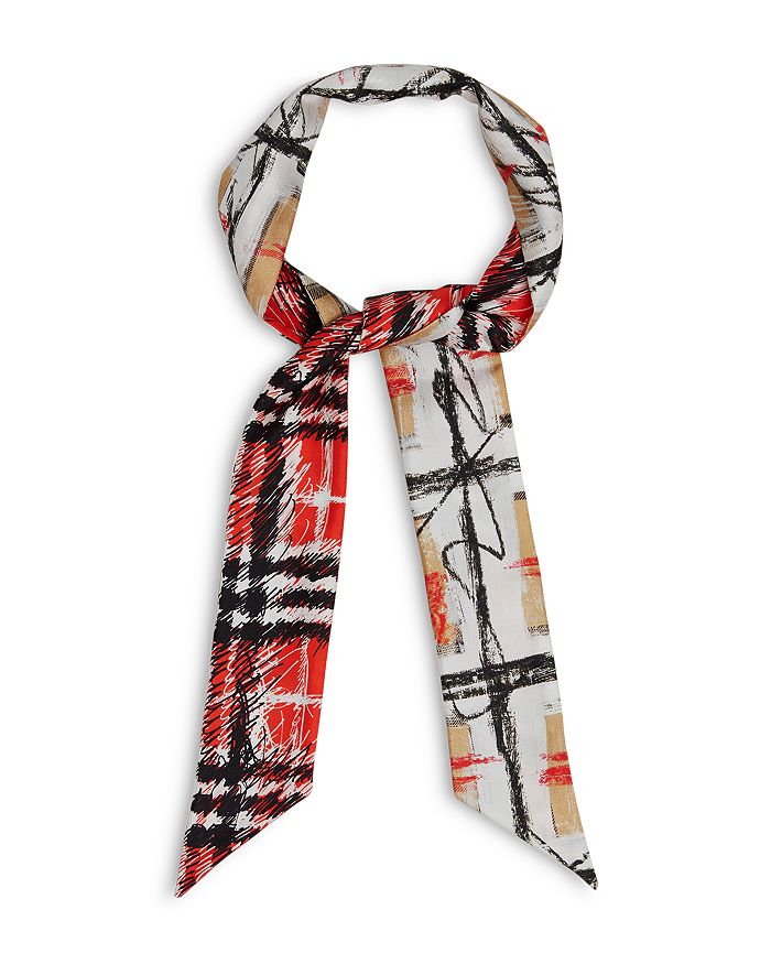 Burberry deals scribble scarf