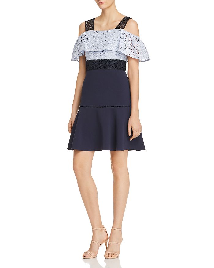 nanette Nanette Lepore Cold Shoulder Dress Bloomingdale s