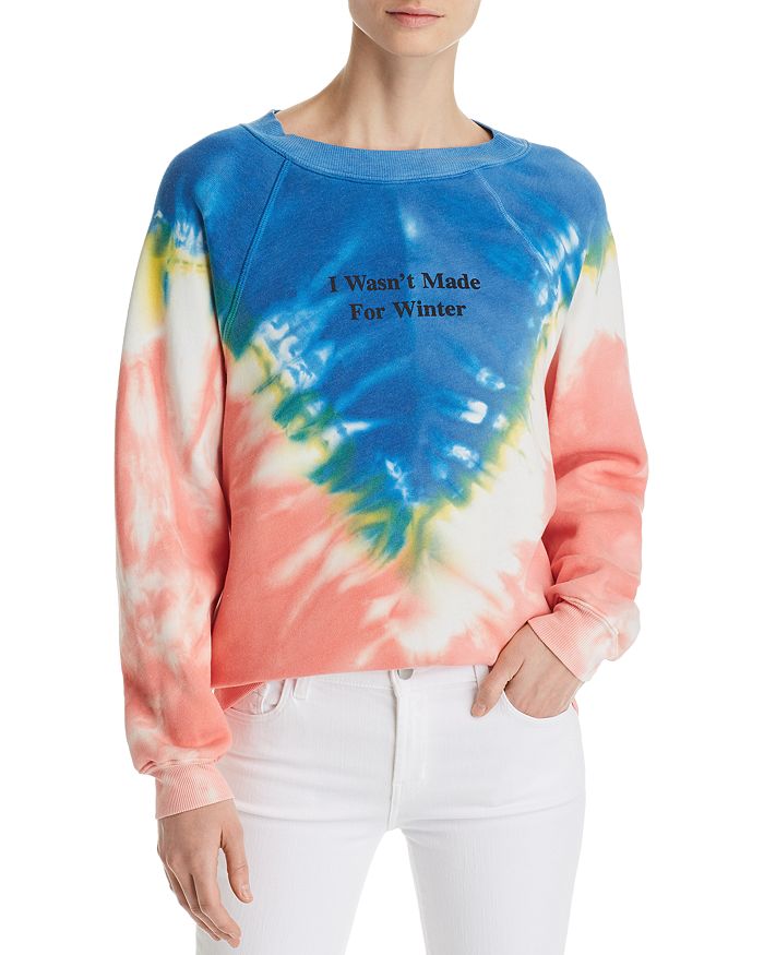 Wildfox tie dye best sale sweatshirt