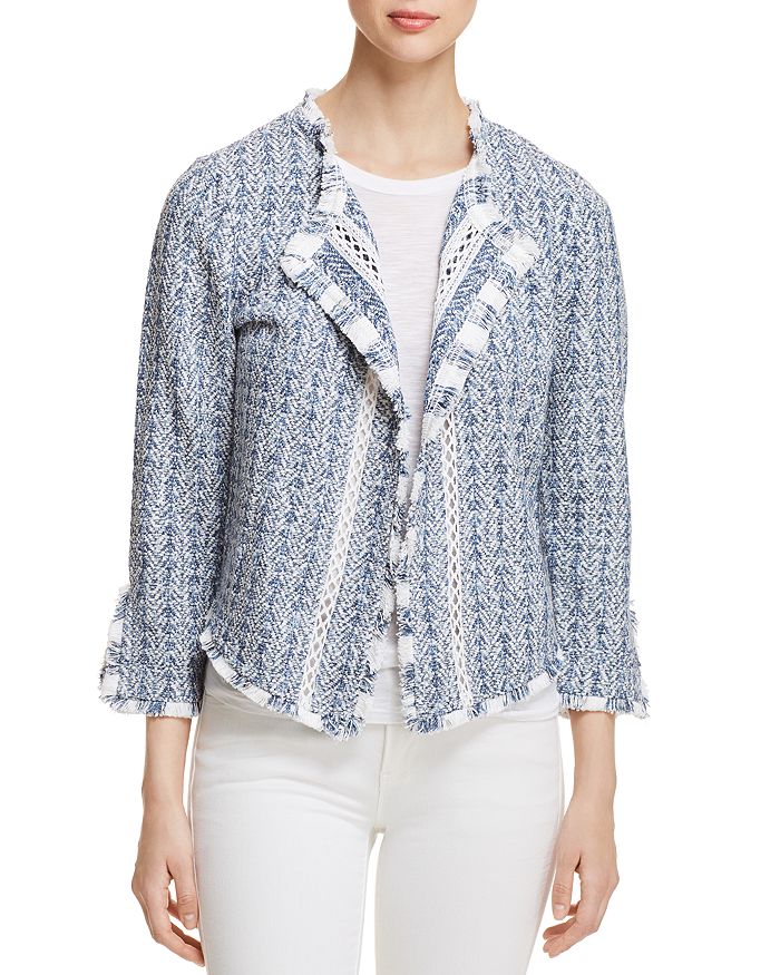 Nic and zoe fringe jacket outlet