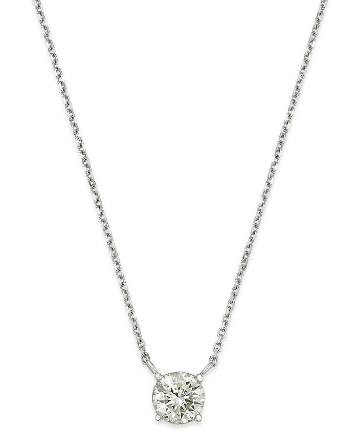 Bloomingdale's Diamond Solitaire Pendant Necklace In 14k White Gold, 0.70 Ct. T.w. - 100% Exclusive