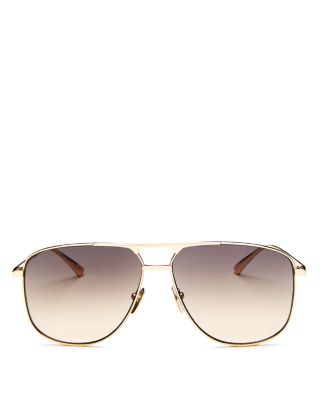 Brow Bar Aviator Sunglasses, 64mm