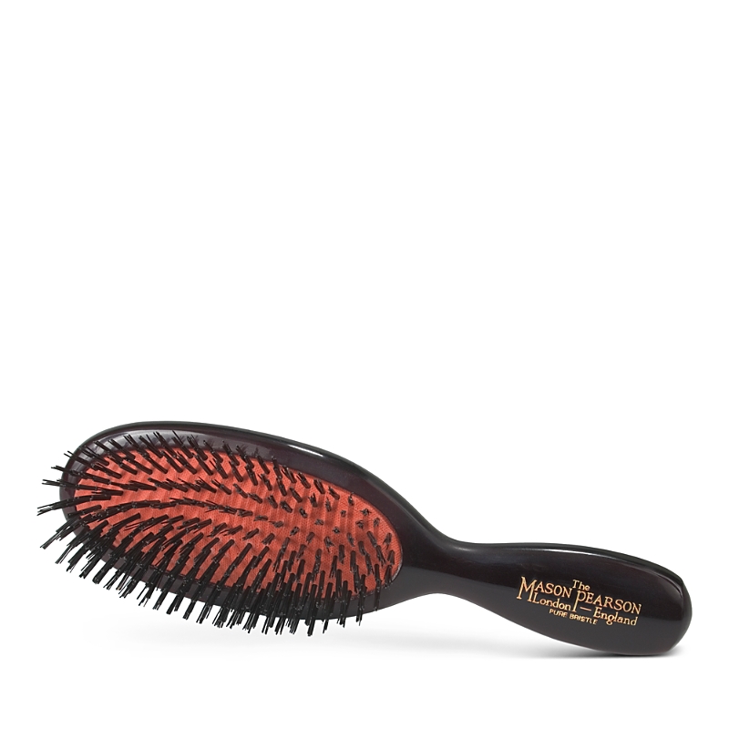 Mason Pearson Pocket Boar Bristle Brush For Fine To Normal Hair In Dark Ruby