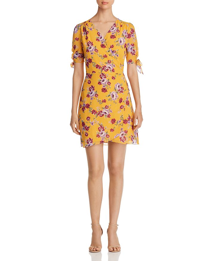 Alison Andrews Floral Wrap Dress | Bloomingdale's