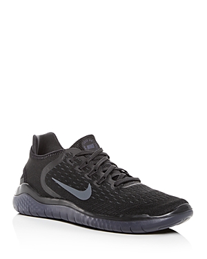 Nike Men's Free Run 2018 Running Sneakers From Finish Line In Black/anth