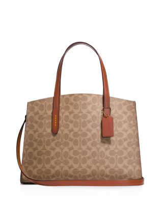 coach signature shoulder bag