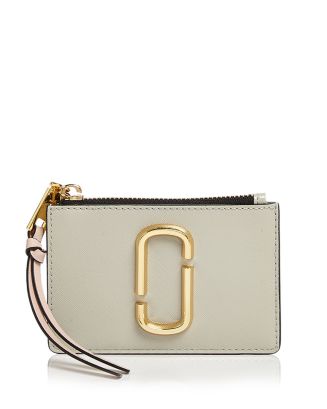MARC JACOBS MARC JACOBS Leather Zip Multi-Card Case | Bloomingdale's