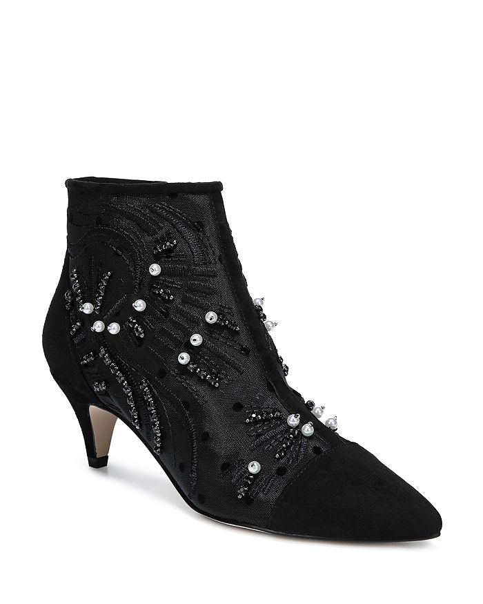White mesh booties online