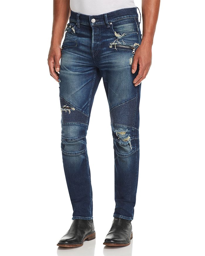 Hudson blinder skinny online biker jeans