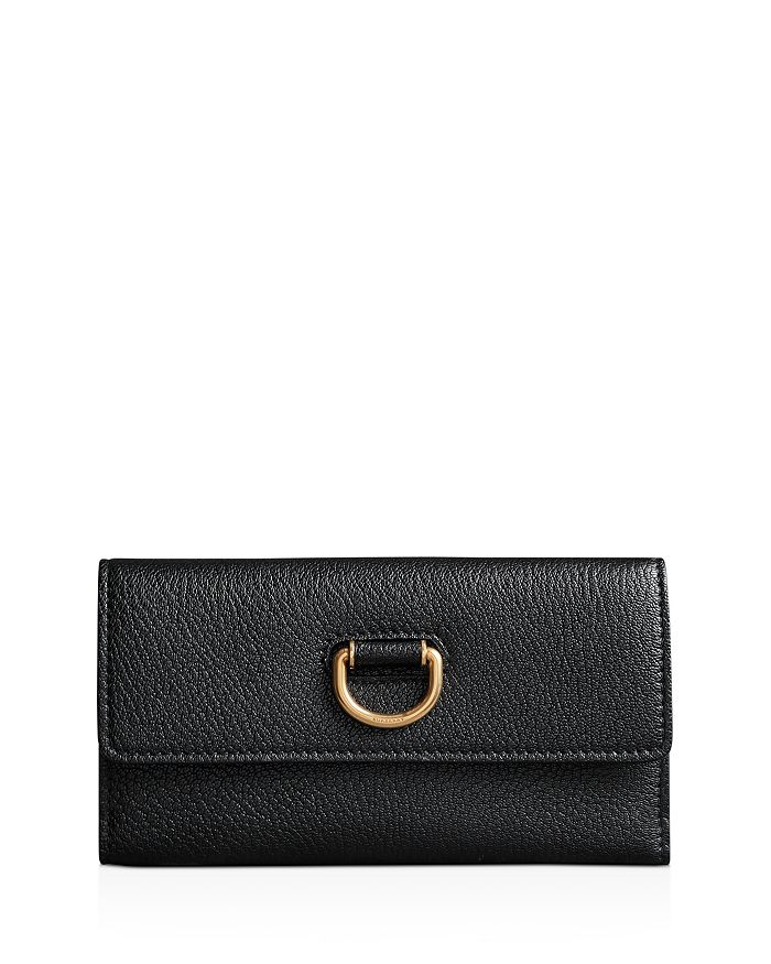 Burberry D-Ring Leather Continental Wallet | Bloomingdale's