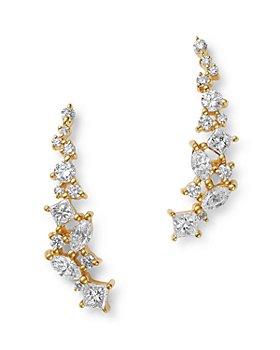 Bloomingdale's - Diamond Climber Earrings in 14K Yellow Gold, 0.75 ct. t.w. - 100% Exclusive