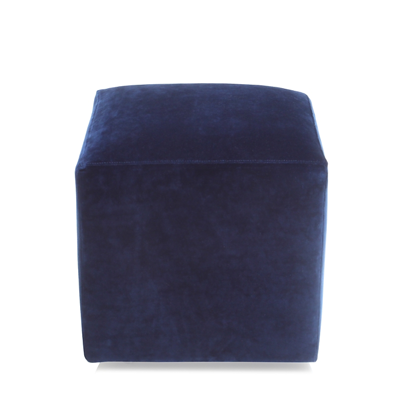 BLOOMINGDALE'S ARTISAN COLLECTION JAX VELVET CUBE OTTOMAN 13CC0122277