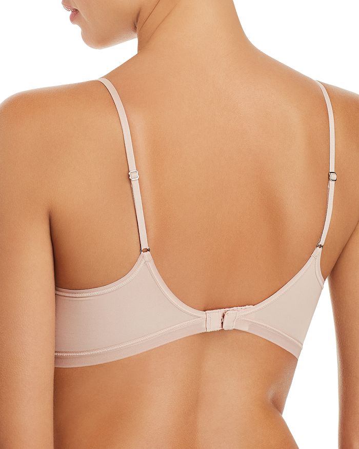 Shop On Gossamer Next To Nothing Micro T-shirt Underwire Bra In Champagne