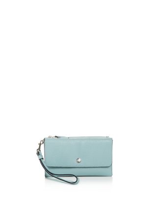 Coach triple hot sale wristlet