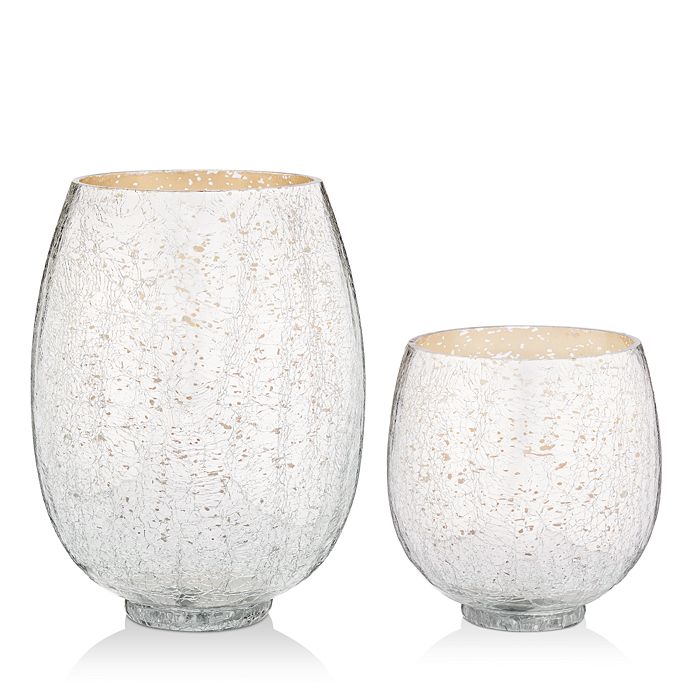 Balsam & Cedar Crackle Glass Candle main image 1
