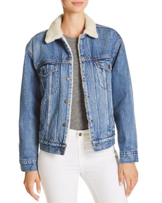 levis jean jacket with fur