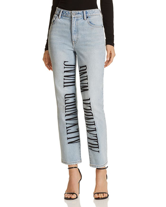 Embroidered Jeans - Bloomingdale's