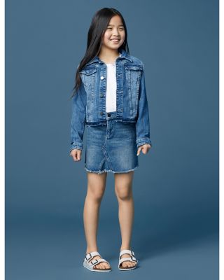 Girls' Manning Distressed Denim Jacket - Big Kid