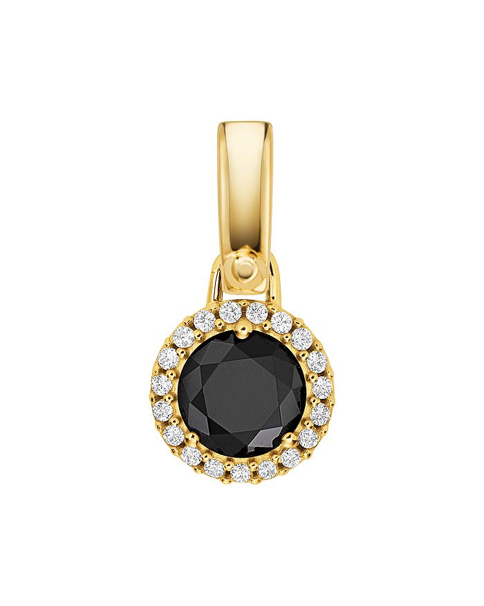 Michael Kors Custom Kors Semi-precious Charm In Gold/genuine Black Onyx