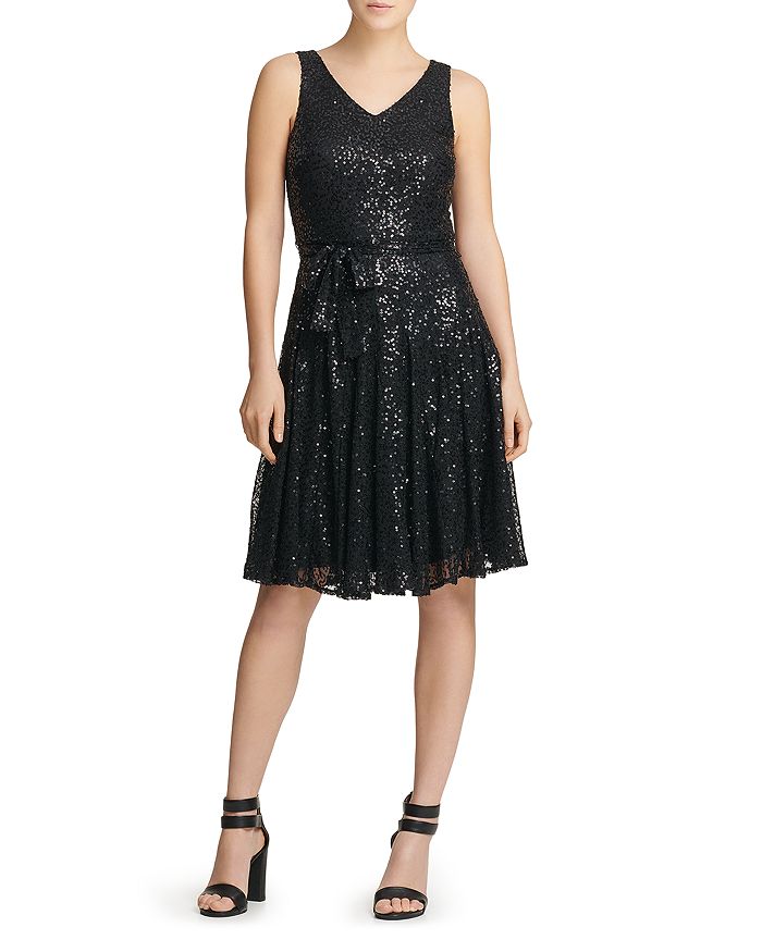 Donna Karan Sequin Embellished Dress | Bloomingdale's