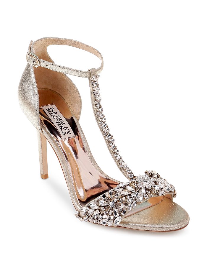 Badgley mischka veil hot sale high heel sandals